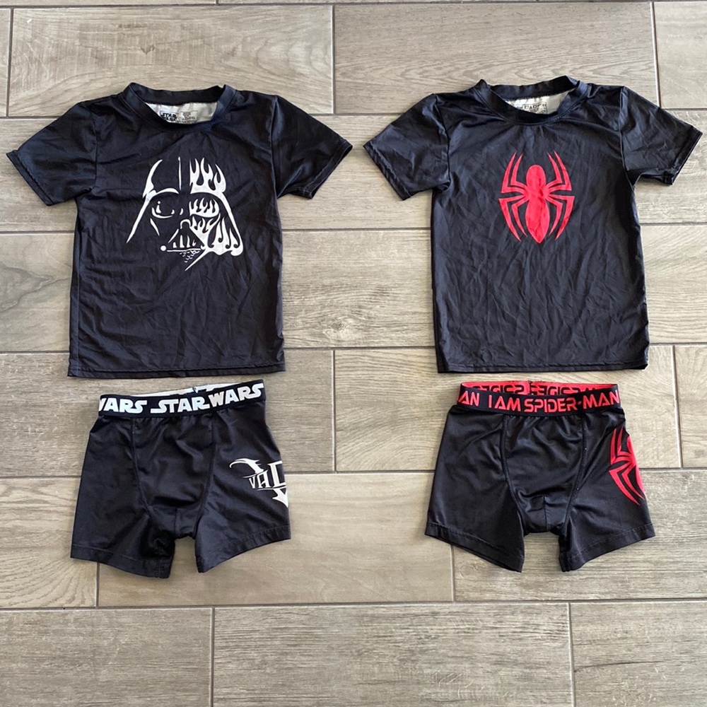 Boys Spider-Man & Star Wars PJ Sets